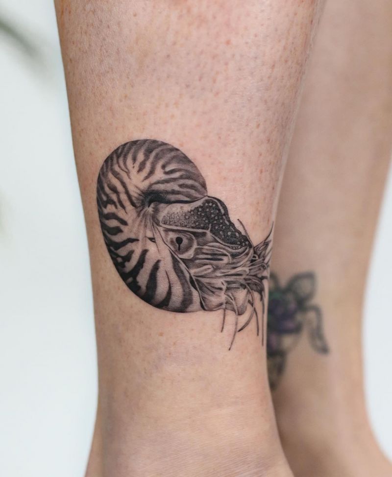 30 Awesome Nautilus Tattoos for Your Next Ink