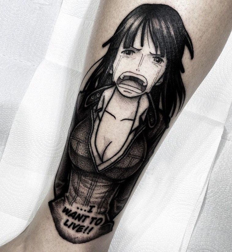 30 Pretty Nico Robin Tattoos You Must Love