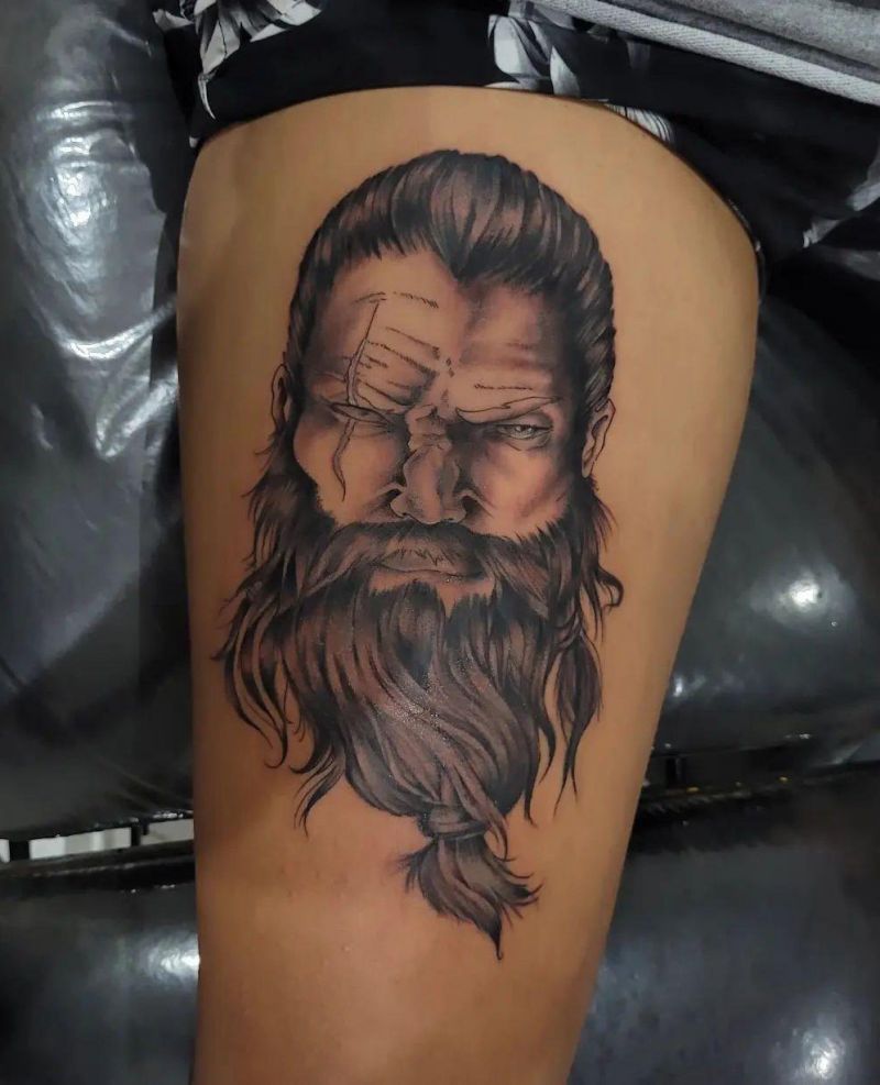 30 Awesome Odin Tattoos You Must Love