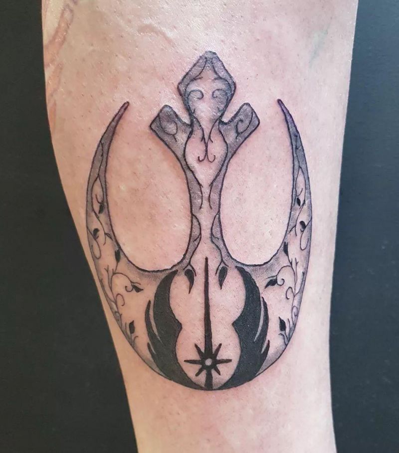 30 Unique Rebel Alliance Tattoos You Can Copy