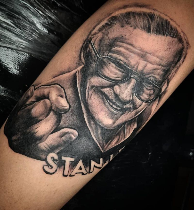 30 Awesome Stan Lee Tattoos to Inspire You