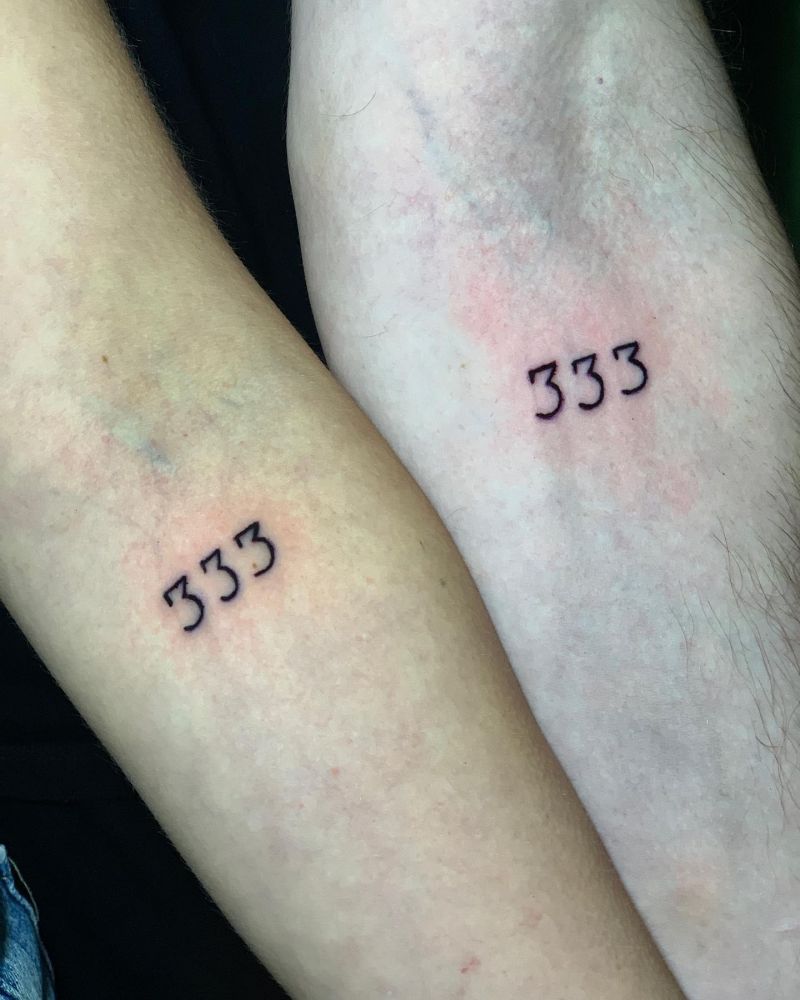 30 Unique 333 Tattoos You Can Copy