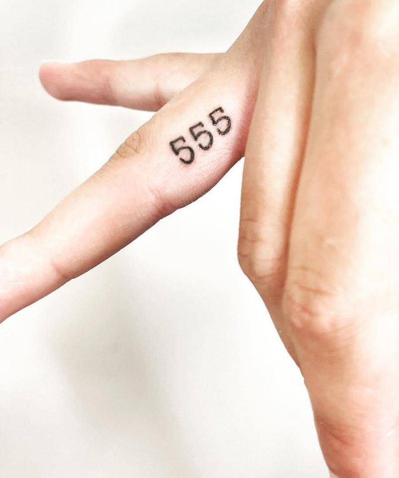 20 Unique 555 Tattoos You Will Love