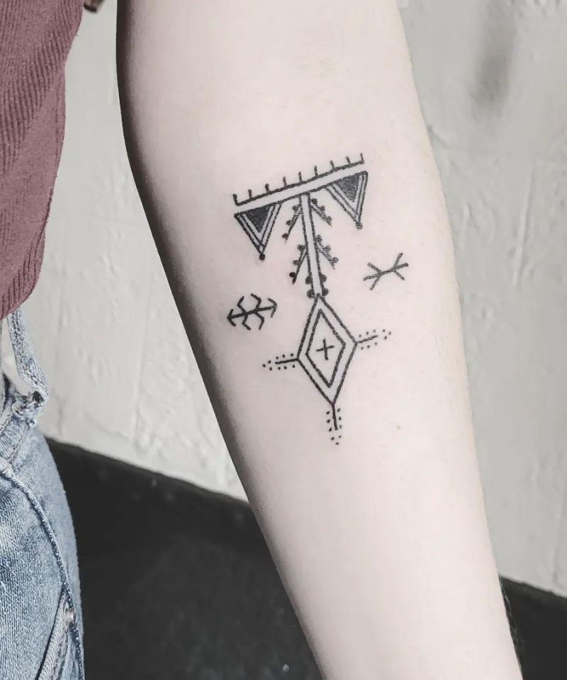 30 Unique Amazigh Tattoos to Inspire You