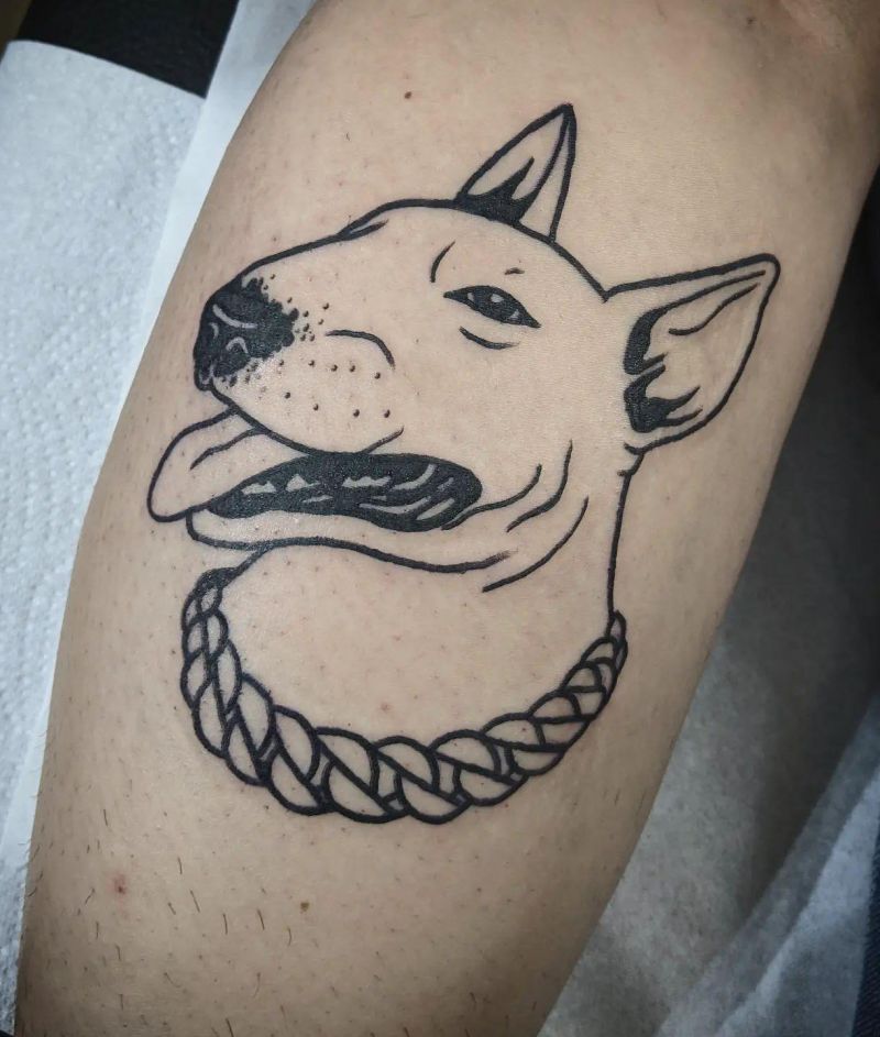 30 Unique Bull Terrier Tattoos You Must Love