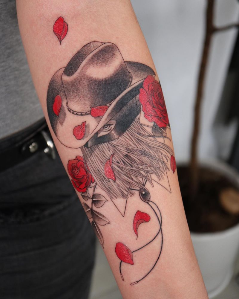 30 Unique Cowboy Hat Tattoos You Will Love