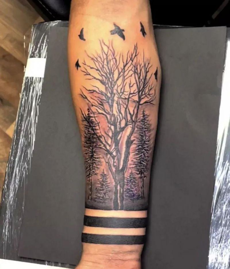 30 Unique Dead Tree Tattoos You Will Love