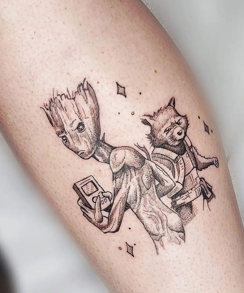 30 Awesome Groot Tattoos You Can Copy