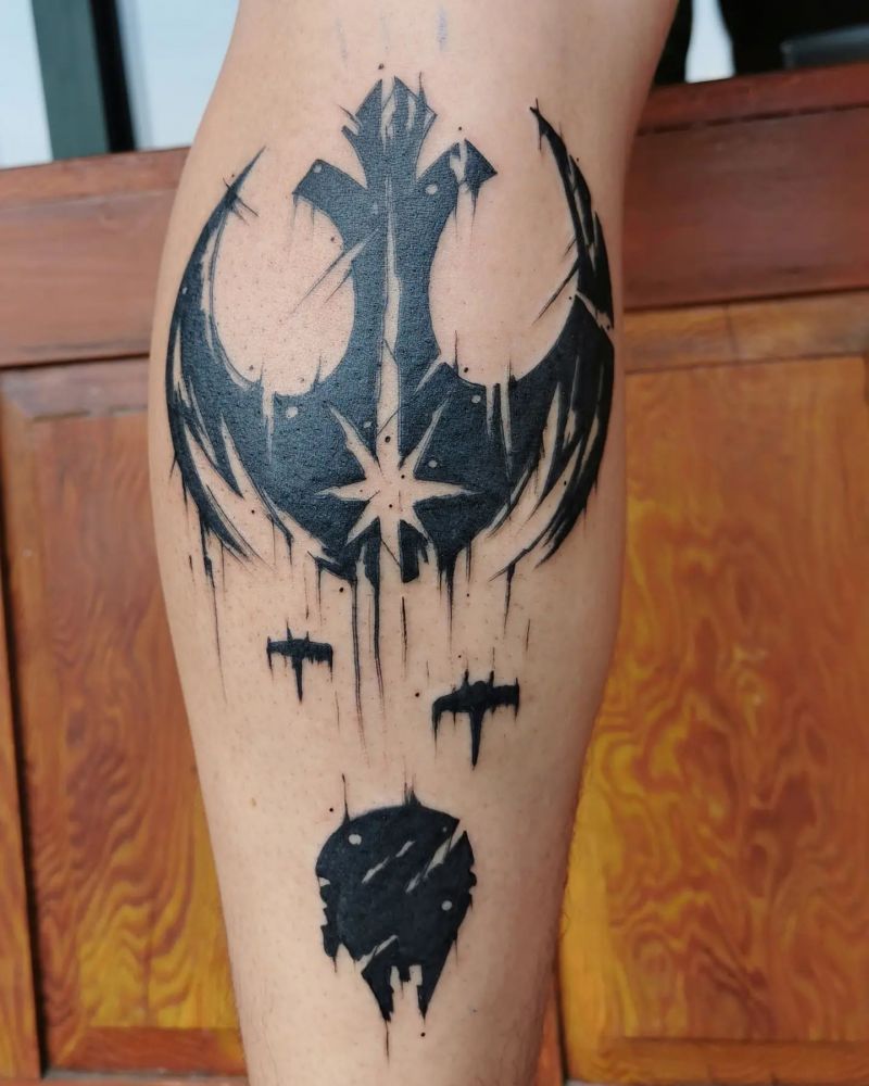 30 Unique Rebel Alliance Tattoos You Can Copy