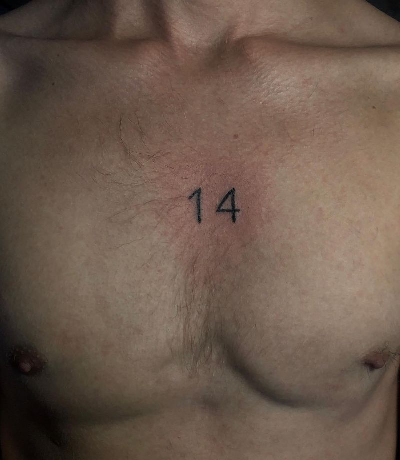 20 Unique 14 Tattoos You Will Love