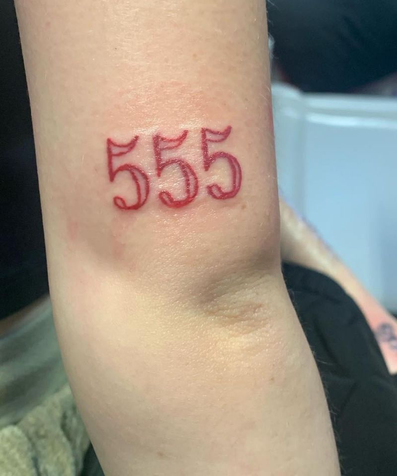 20 Unique 555 Tattoos You Will Love