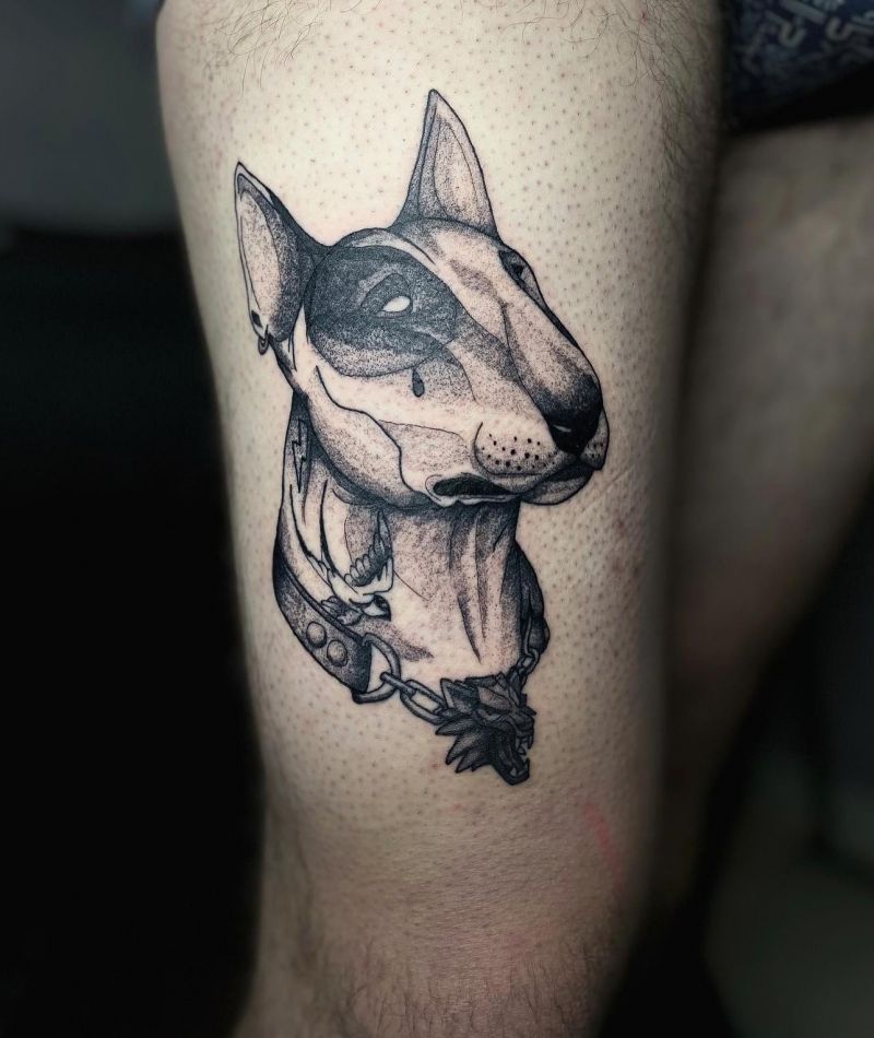 30 Unique Bull Terrier Tattoos You Must Love