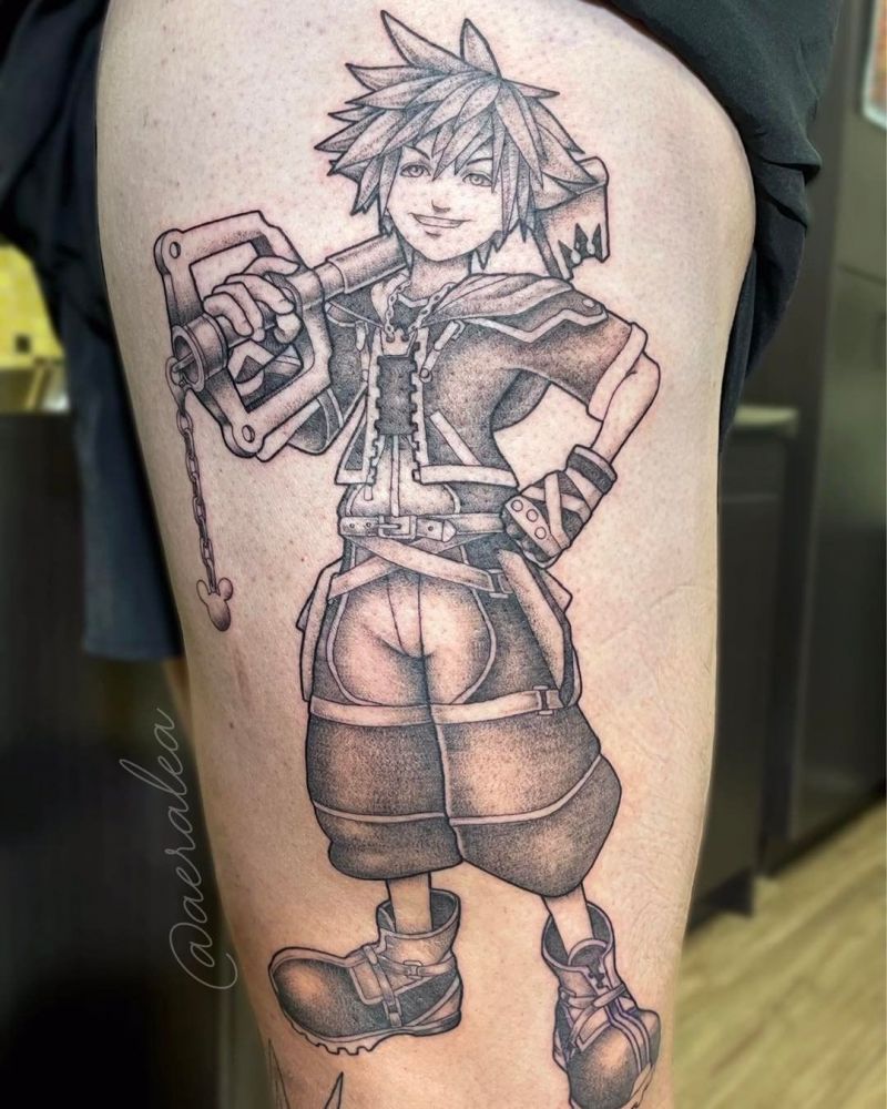 30 Unique Kingdom Hearts Tattoos You Will Love