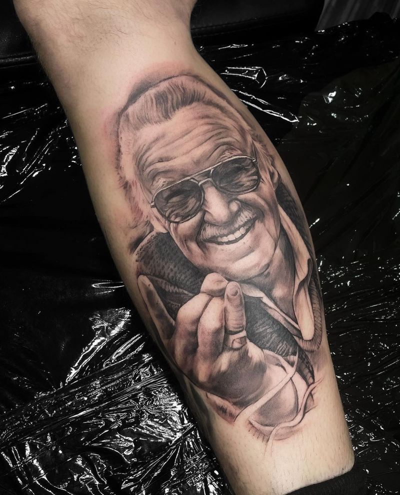 30 Awesome Stan Lee Tattoos to Inspire You