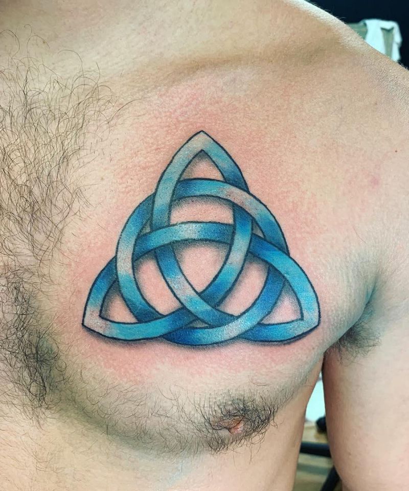 30 Awesome Trinity Knot Tattoos You Will Love