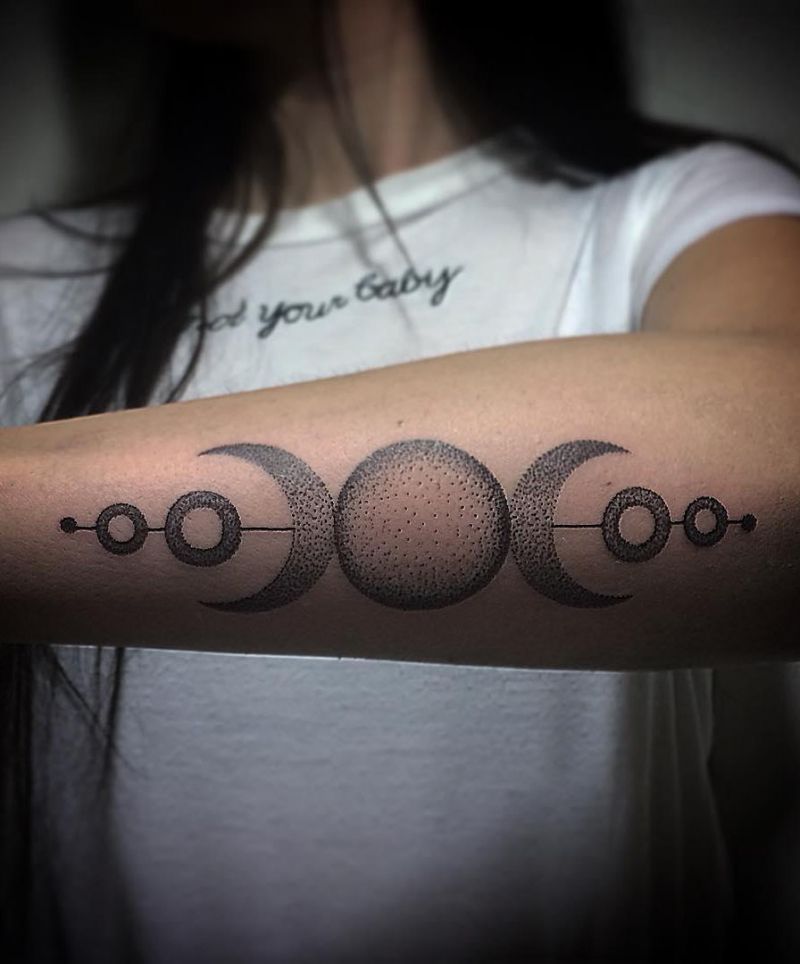 30 Awesome Triple Goddess Tattoos to Inspire You