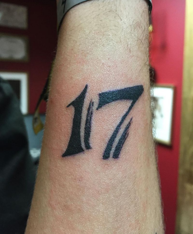 число 17 значение тату