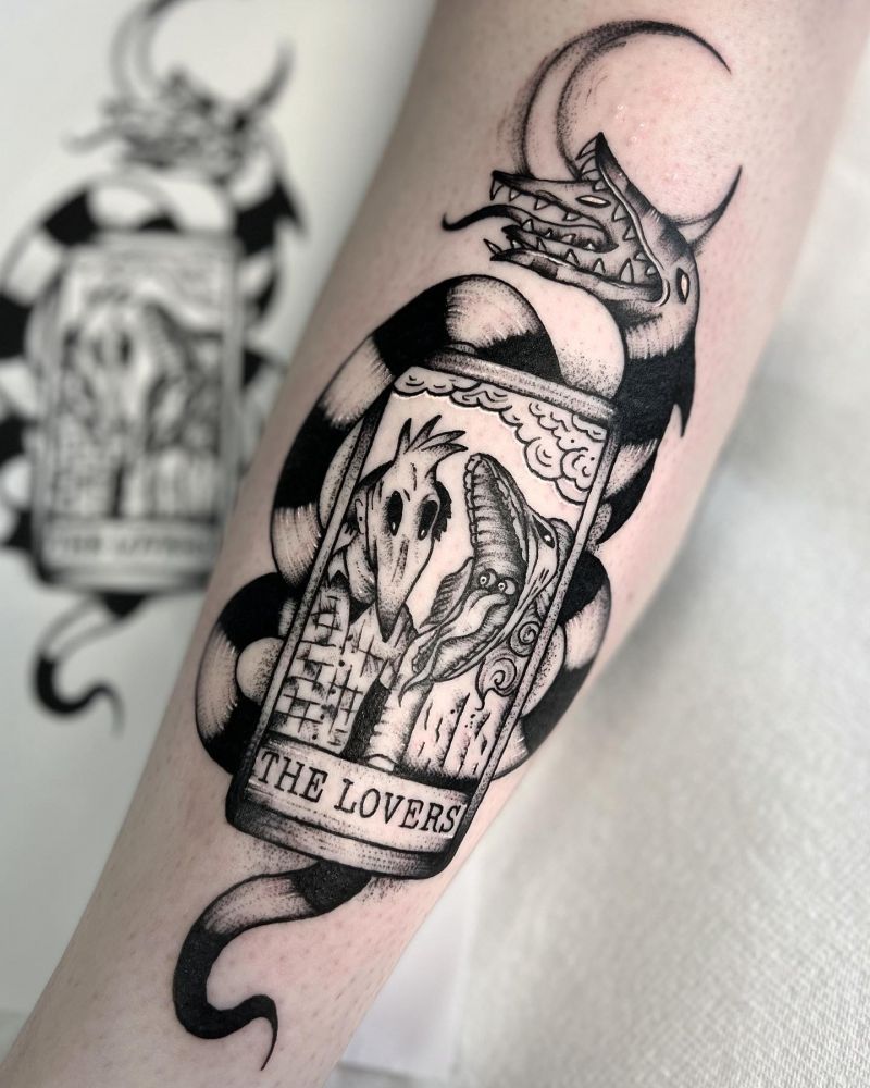 30 Unique Beetlejuice Tattoos You Must Love