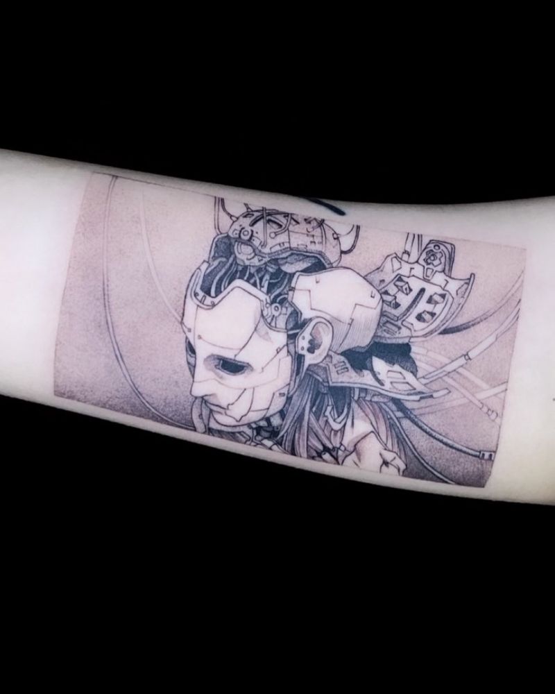 30 Unique Ghost In The Shell Tattoos You Can Copy