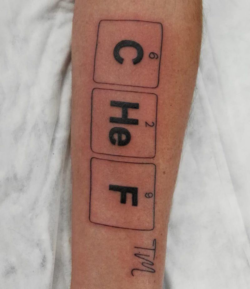 10 Unique Periodic Table Tattoos You Can Copy