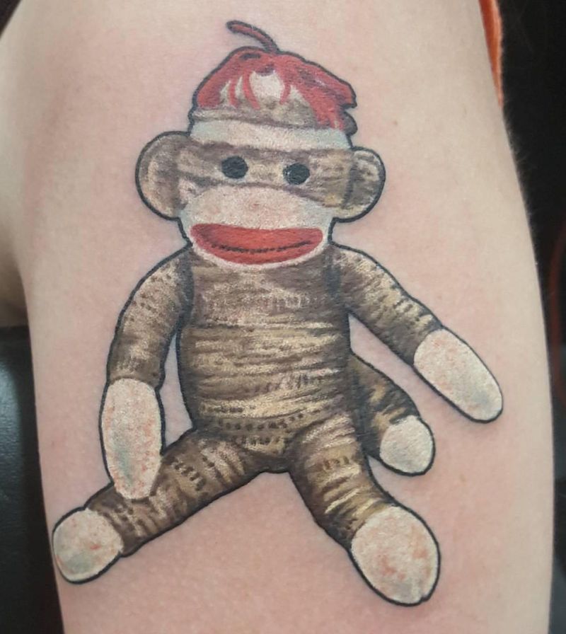 27 Unique Sock Monkey Tattoos for Your Inspiration