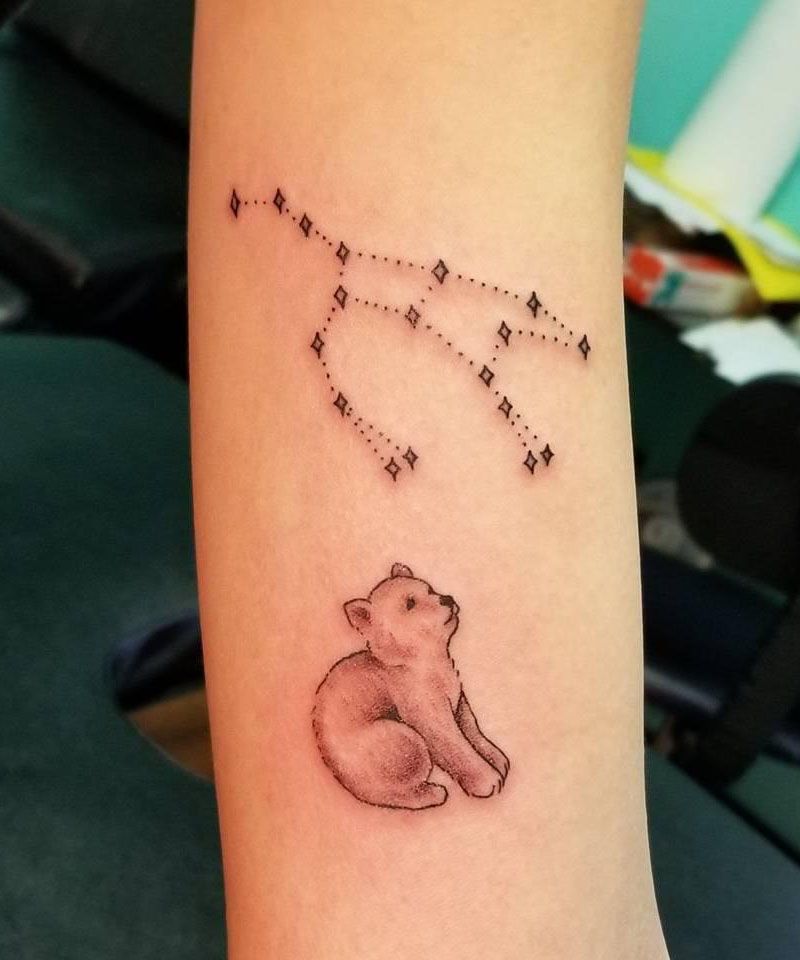 30 Unique Ursa Major Tattoos to Inspire You