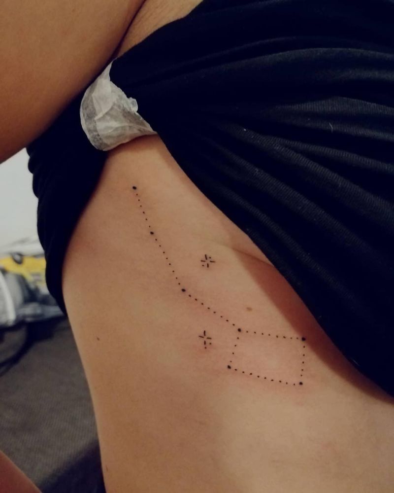 14 Unique Ursa Minor Tattoos You Can Copy