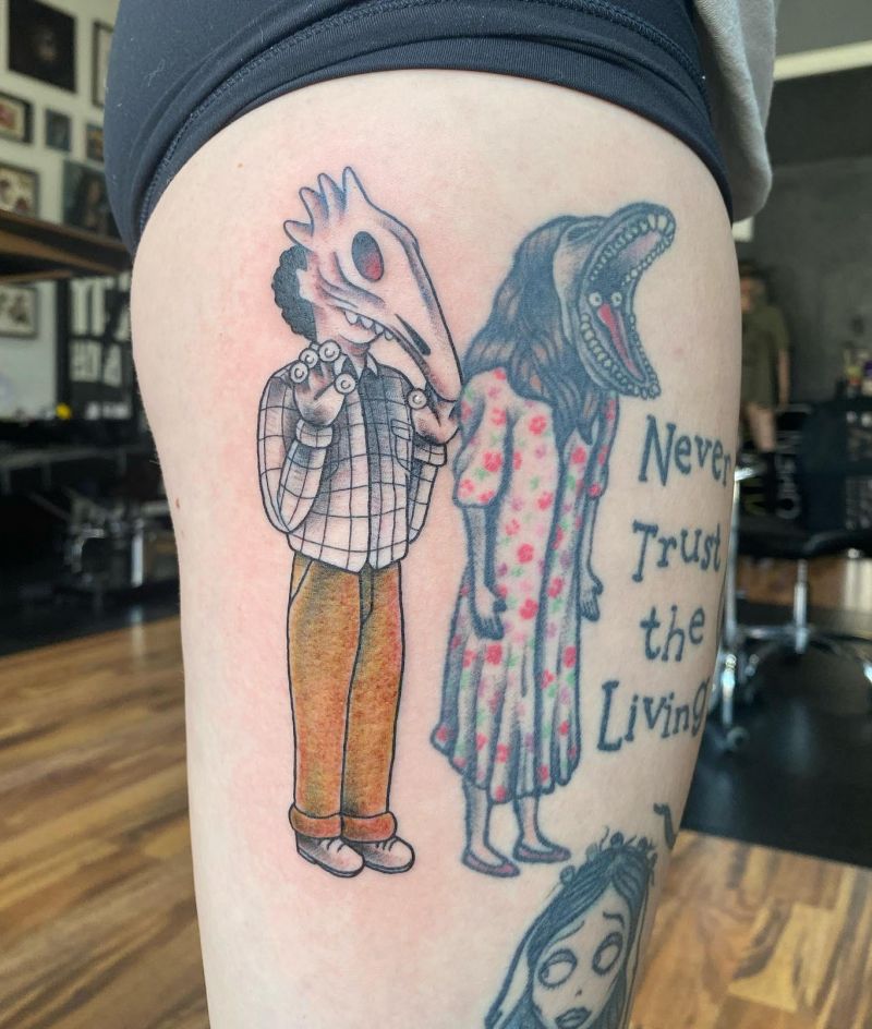 30 Unique Beetlejuice Tattoos You Must Love