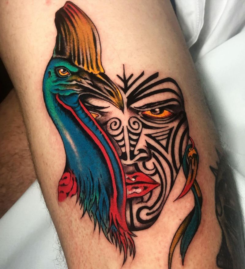 30 Unique Cassowary Tattoos You Must Love