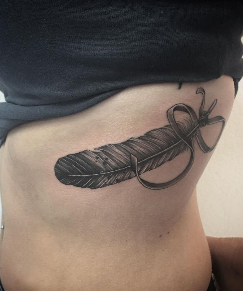 30 Pretty Eagle Feather Tattoos to Inspire You