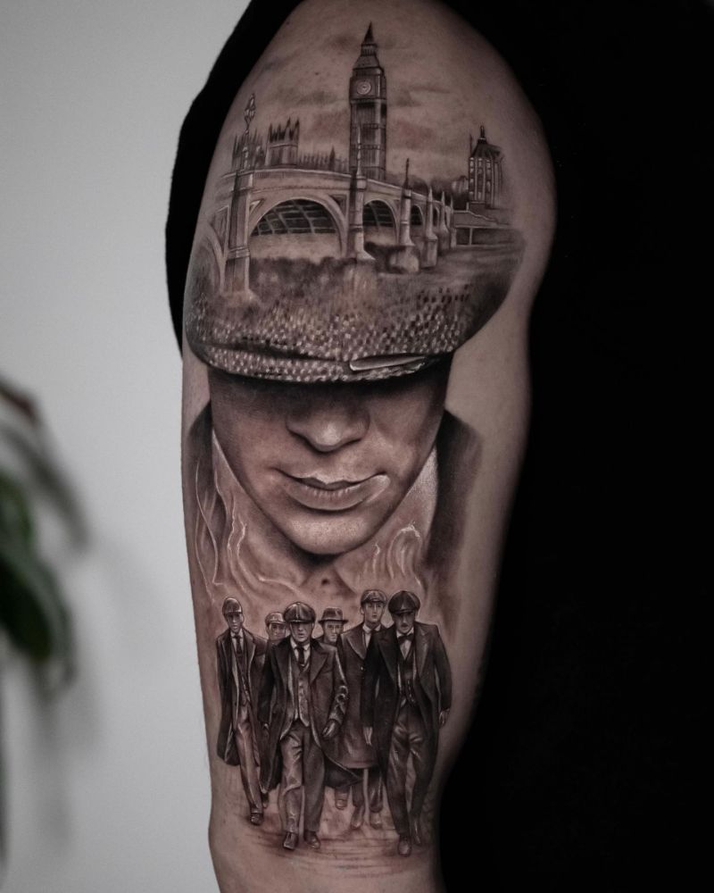 30 Excellent Peaky Blinders Tattoos You Must Love