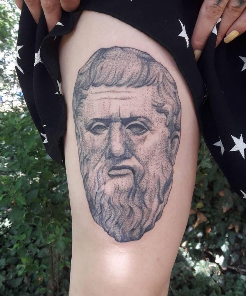 28 Unique Plato Tattoos You Must Love