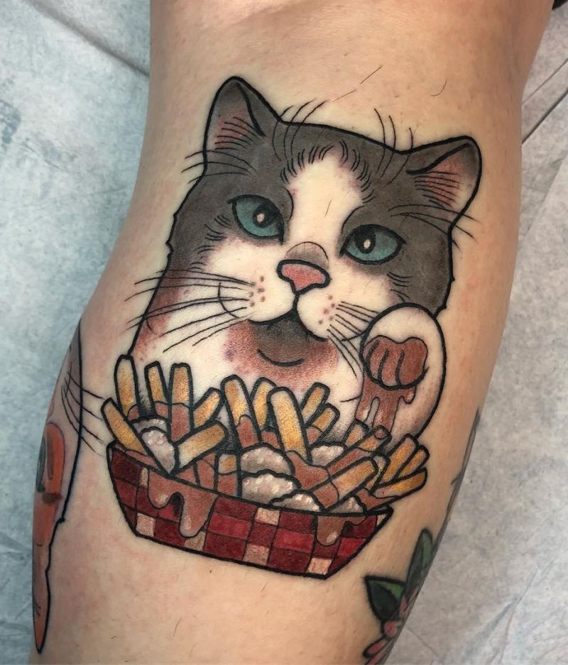 30 Unique Poutine Tattoos You Must Love