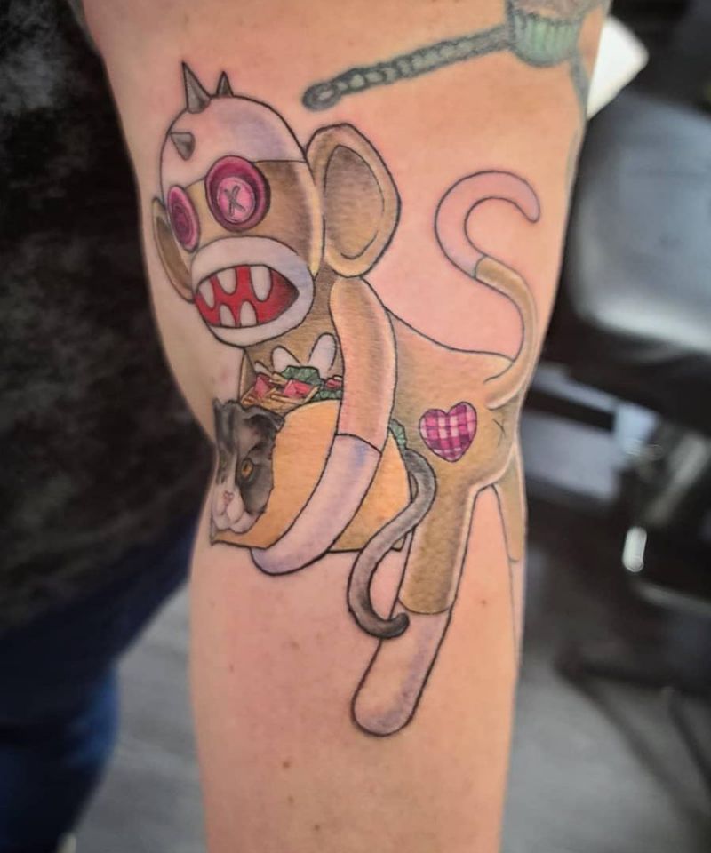 27 Unique Sock Monkey Tattoos for Your Inspiration