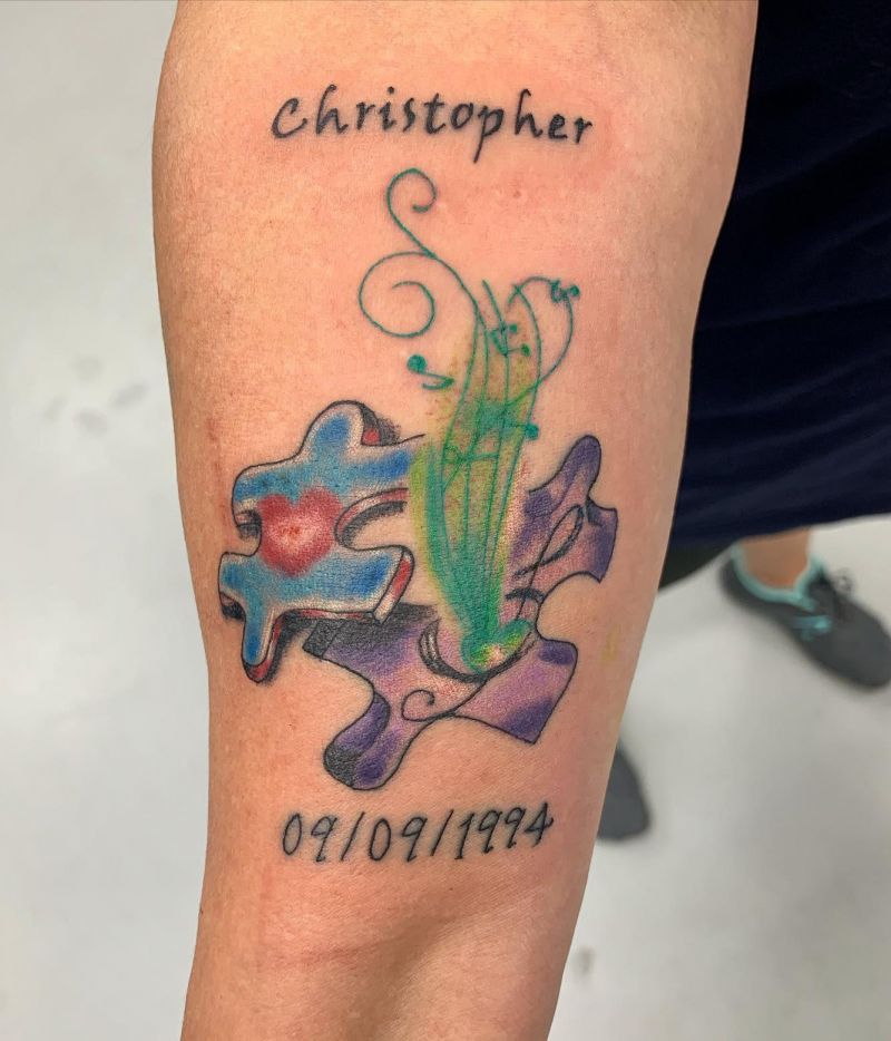 30 Unique Autism Tattoos to Inspire You