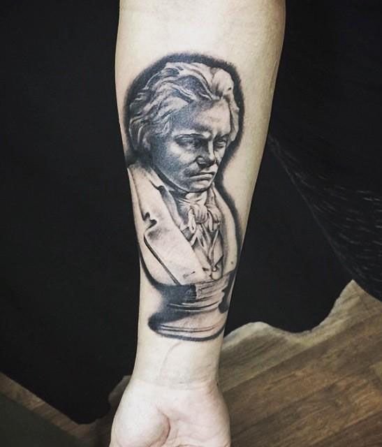 30 Awesome Beethoven Tattoos to Inspire You