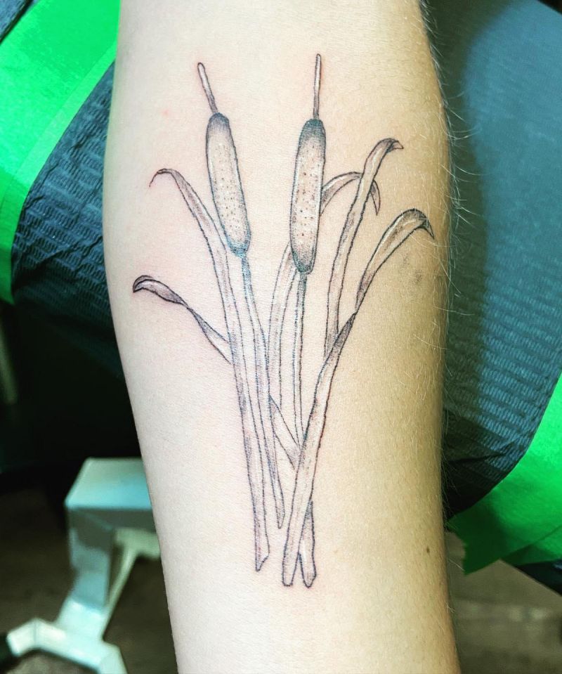 30 Pretty Cattail Tattoos For Your Next Ink