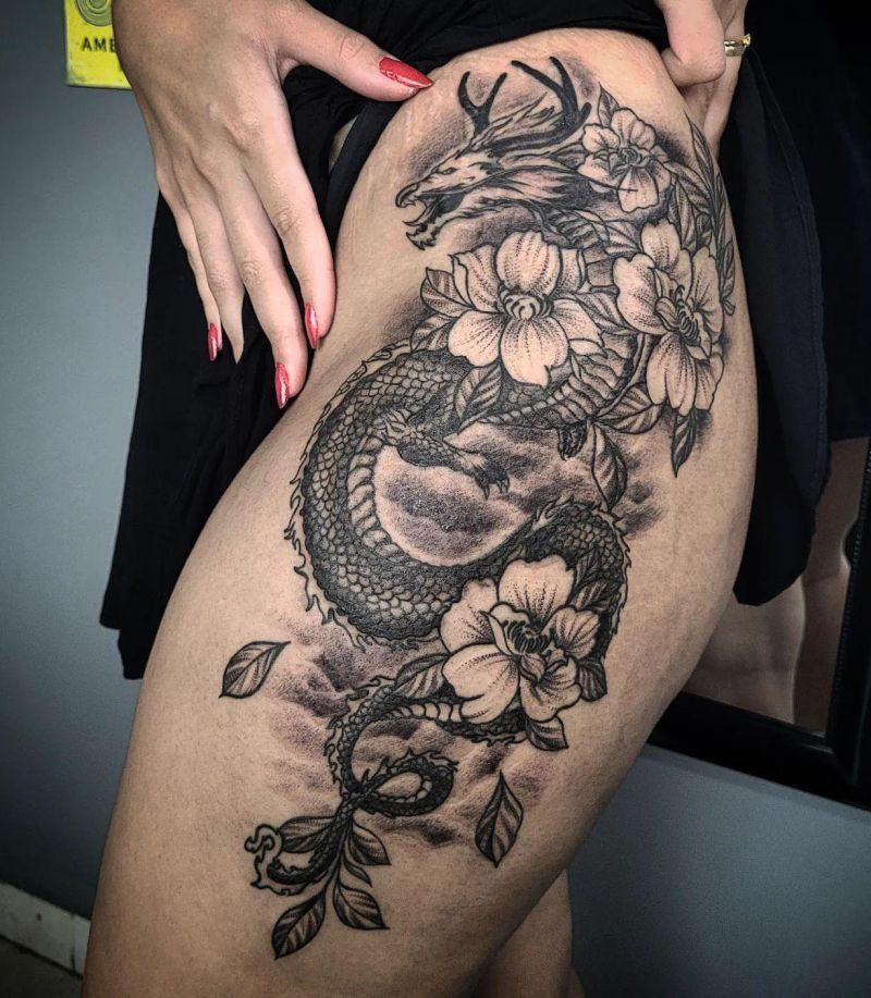 30 Pretty Chinese Dragon Tattoos You Can Copy