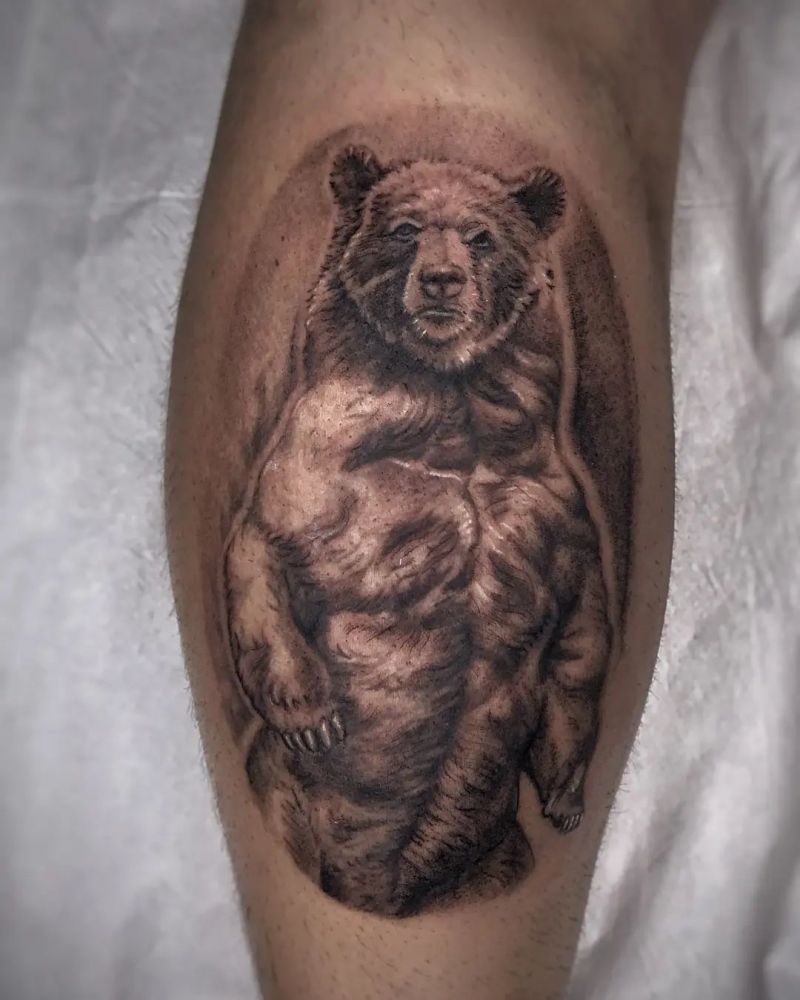 30 Awesome Grizzly Bear Tattoos For Your Next Ink