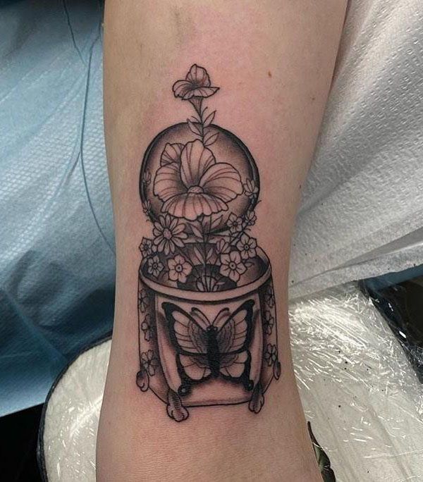 30 Unique Music Box Tattoos You Must Love