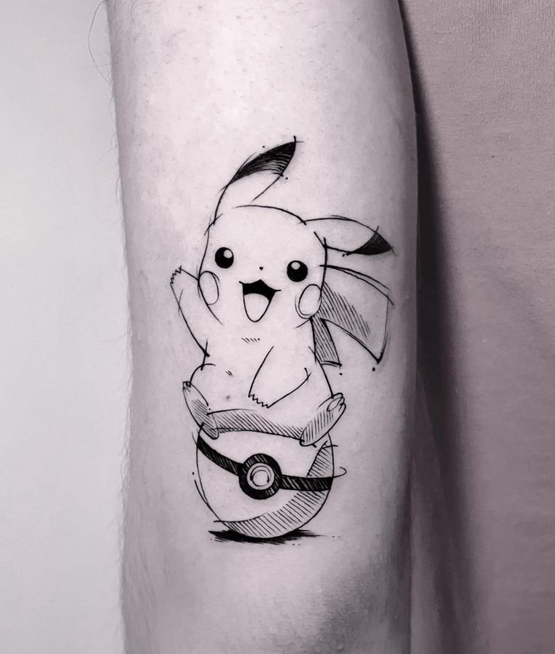 30 Cool Pikachu Tattoos You Can Copy