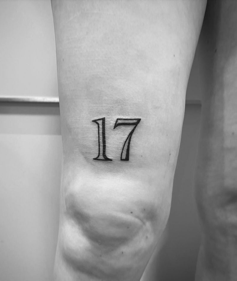 30 Unique 17 Tattoos You Can Copy