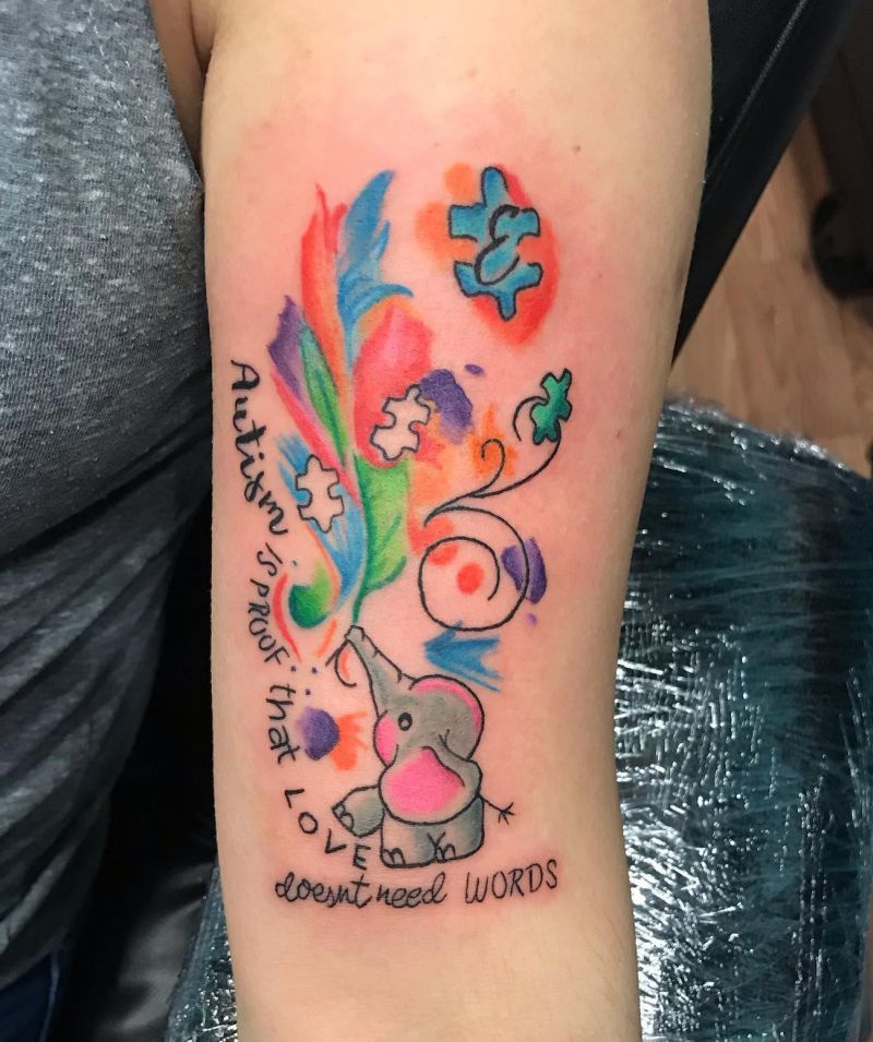 30 Unique Autism Tattoos to Inspire You