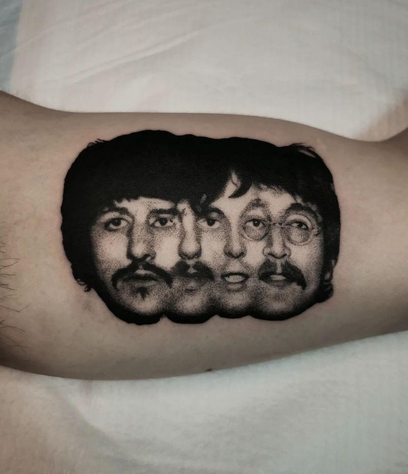 30 Cool Beatles Tattoos for Your Inspiration