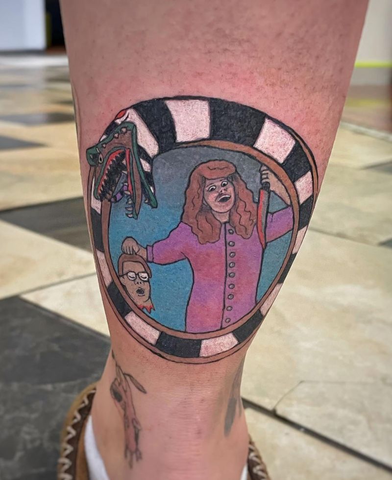 30 Unique Beetlejuice Tattoos You Must Love