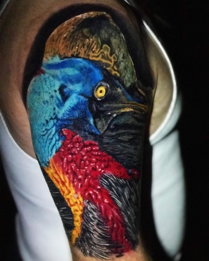 30 Unique Cassowary Tattoos You Must Love