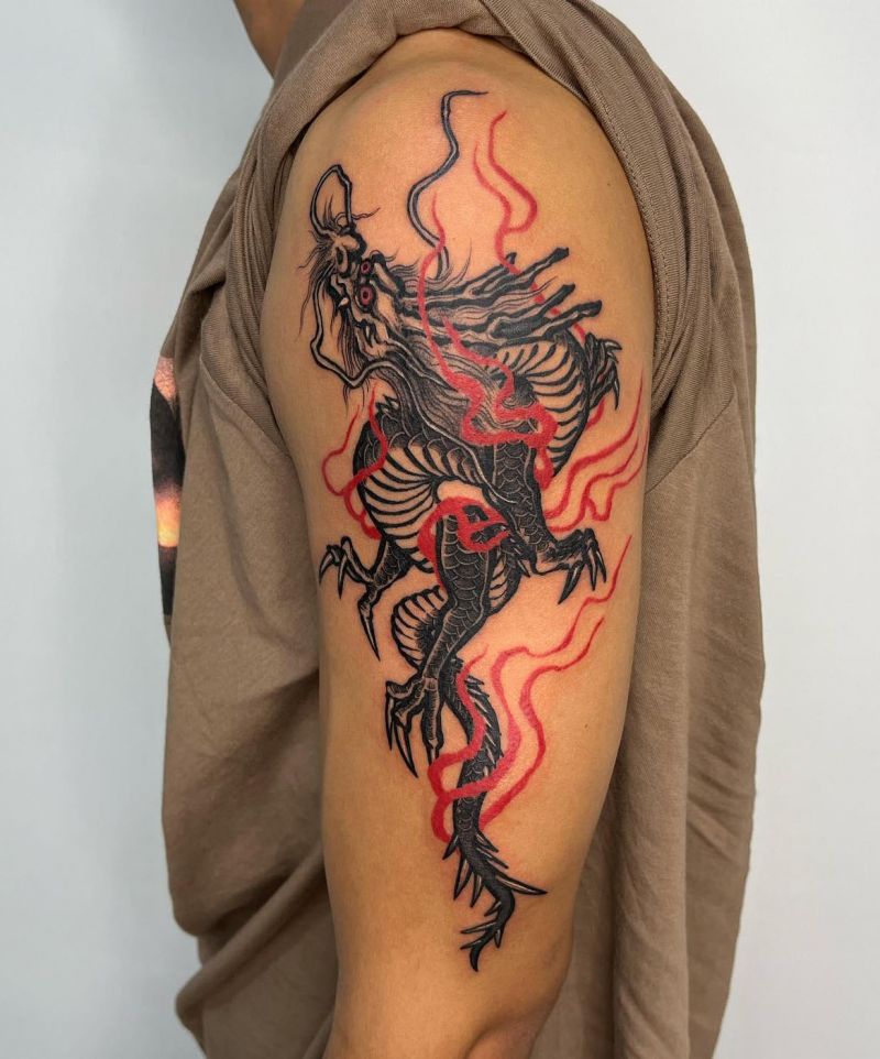 30 Pretty Chinese Dragon Tattoos You Can Copy