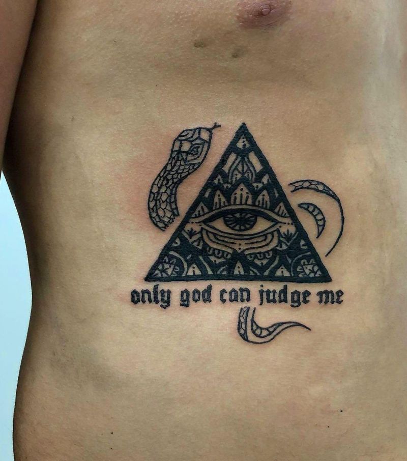 30 Unique Only God Can Judge Me Tattoos You Can Copy