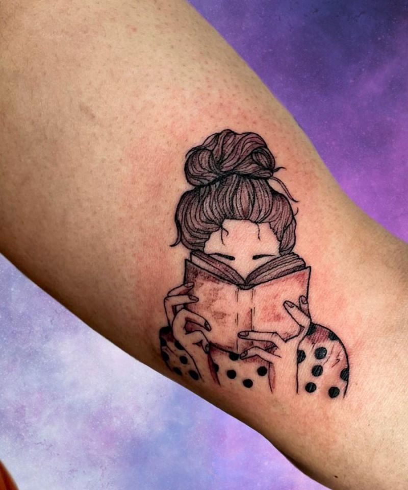 30 Unique Reading Tattoos You Can Copy