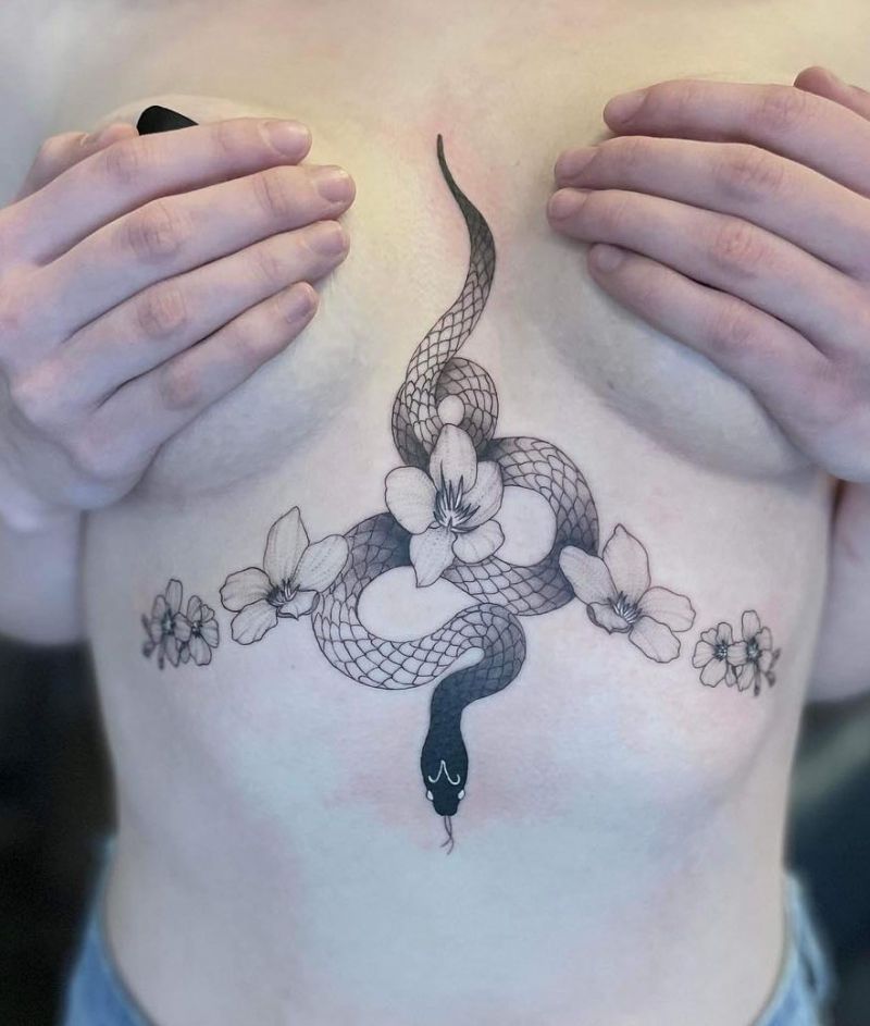 30 Pretty Sternum Tattoos For Your Next Ink